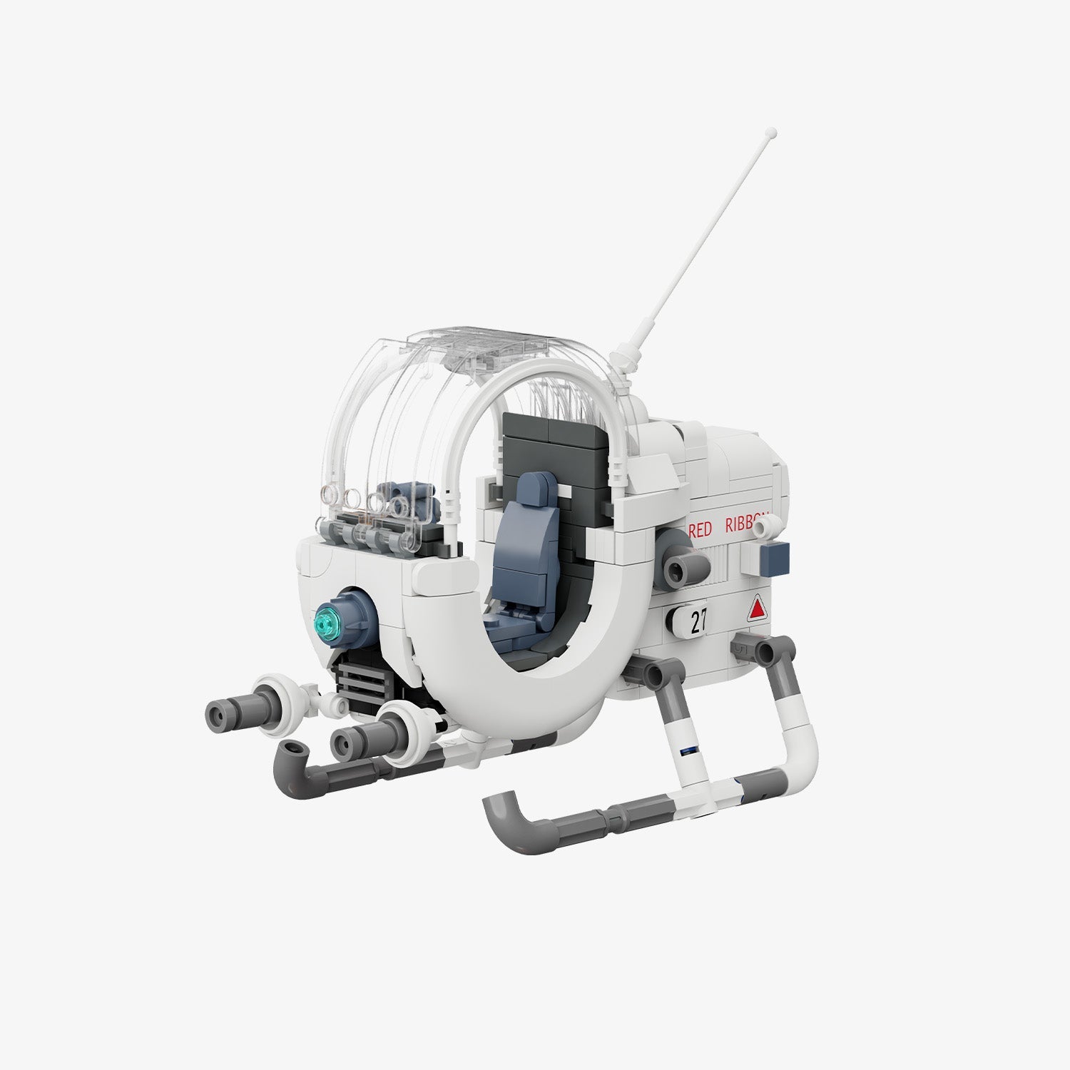 87008 Pantasy Dragon Ball Red Ribbon Army Aircraft Velivolo Red Ribbon