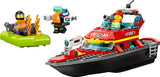 60373 LEGO City Fire - Barca di soccorso antincendio
