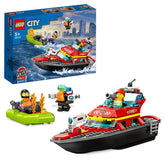 60373 LEGO City Fire - Barca di soccorso antincendio