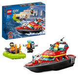 60373 LEGO City Fire - Barca di soccorso antincendio