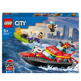 60373 LEGO City Fire - Barca di soccorso antincendio