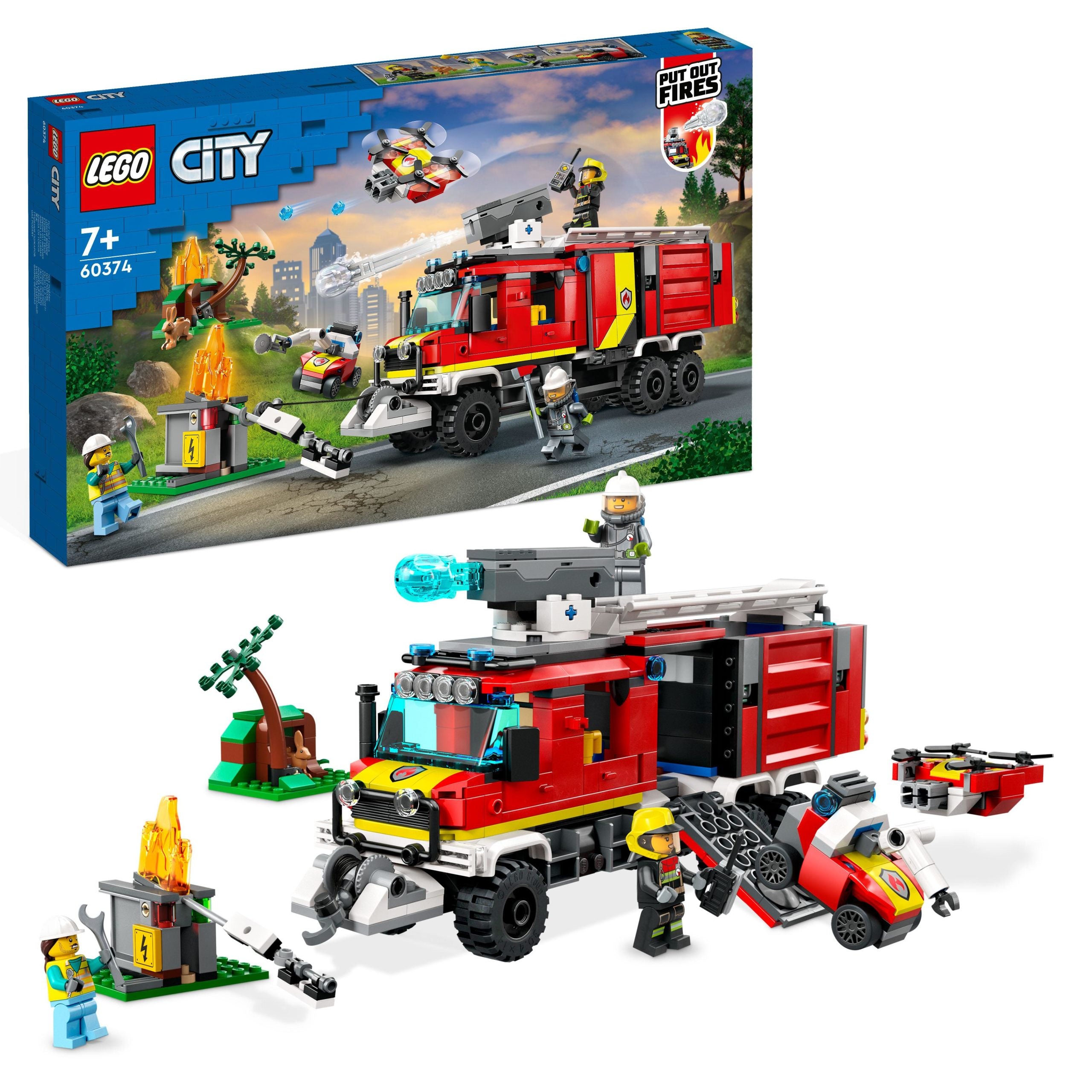 60374 LEGO City Fire - Autopompa dei vigili del fuoco