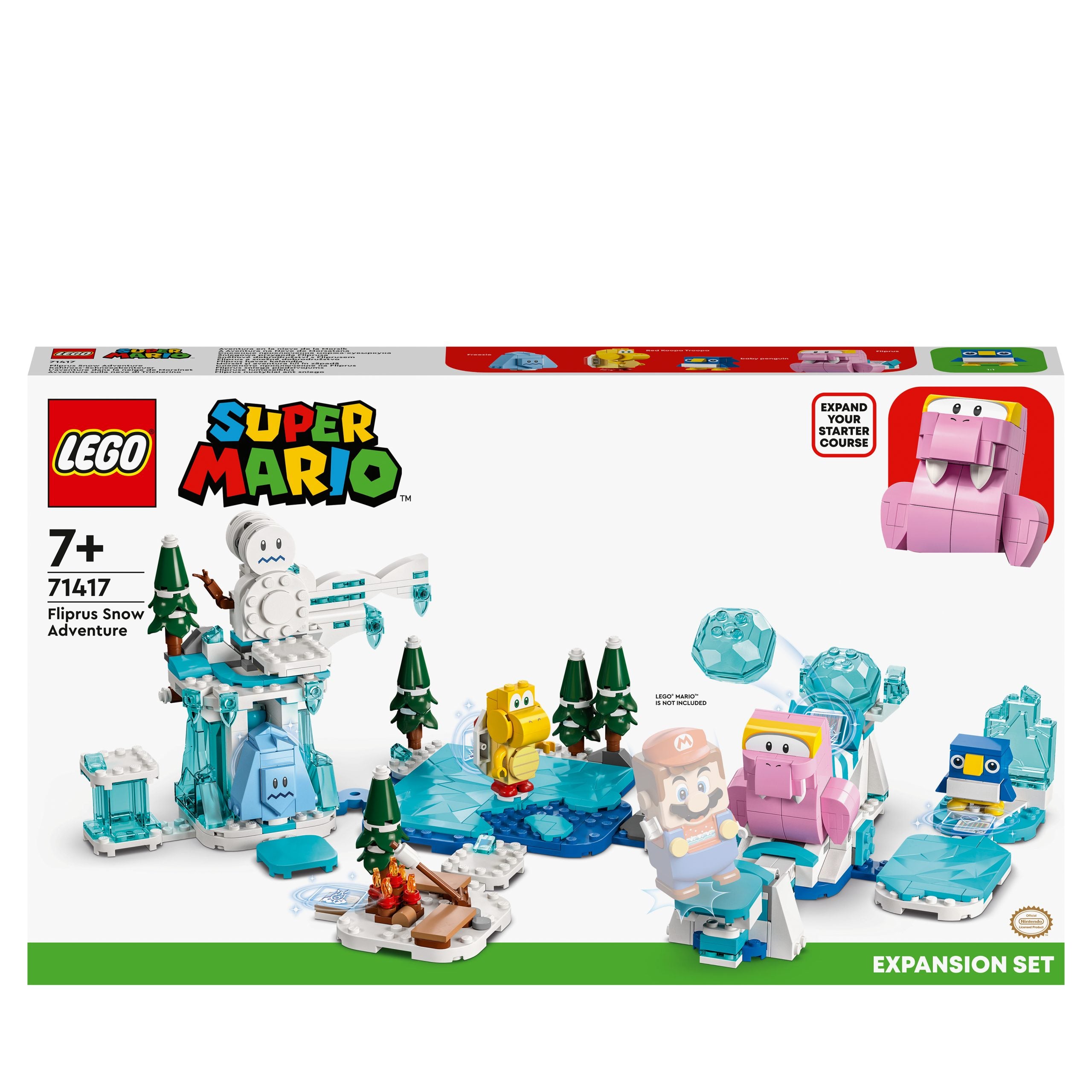 71417 LEGO Super Mario - Set di espansione Fliprus Snow Adventure -
