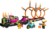 60357 LEGO City Stuntz - Stunt Truck: sfida dell'anello di fuoco