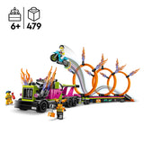 60357 LEGO City Stuntz - Stunt Truck: sfida dell'anello di fuoco