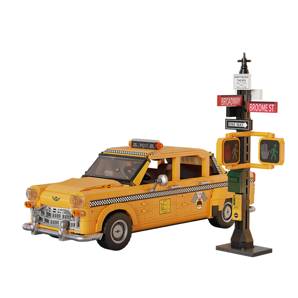 PANTASY New York Yellow Cab Taxi Giallo Set Costruzioni Veicolo da Collezione