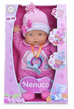 700013380-A Nenuco Piange Rosa 30cm Bambola Interattiva Corpo Morbido