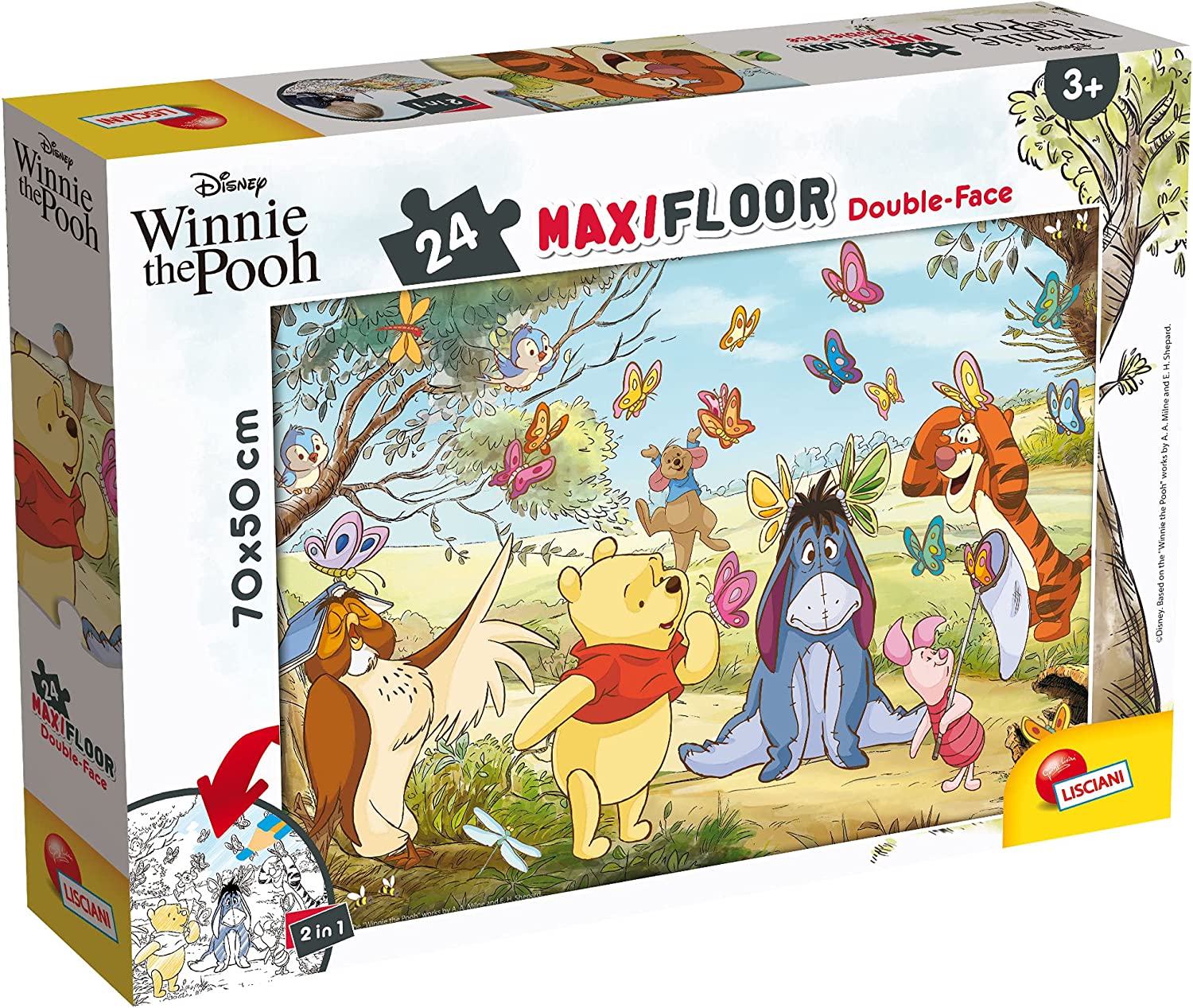 86665 LISCIANI - DISNEY PUZZLE DF MAXI FLOOR 24 WINNIE THE POOH