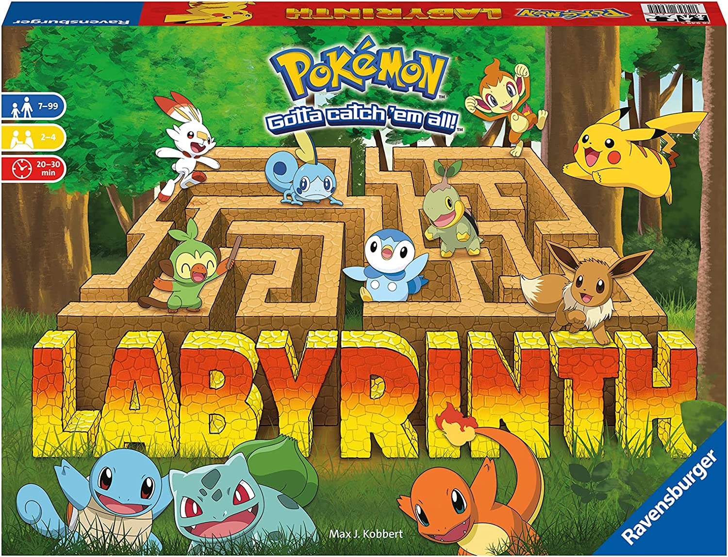 26949 - Ravensburger – Pokemon Labyrinth, Gioco Da Tavolo, Da 2 a 4  Giocatori, 7+ Anni – Full Toys