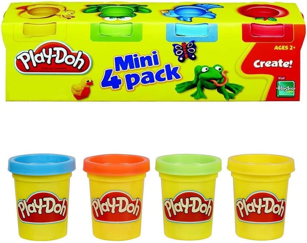 23241 - HASBRO - PLAY-DOH mini 4 pack (224 g totali) - COLORE CASUALE