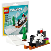 30718 Lego Polybag Avventura sulla neve di Claus il gatto