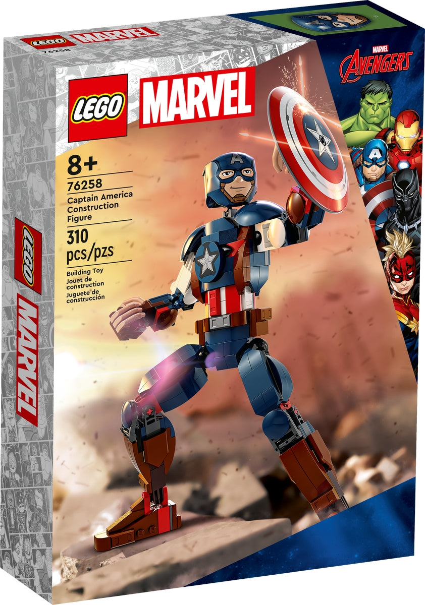 76258 - LEGO Marvel Super Heroes - Personaggio di Captain America – Full  Toys