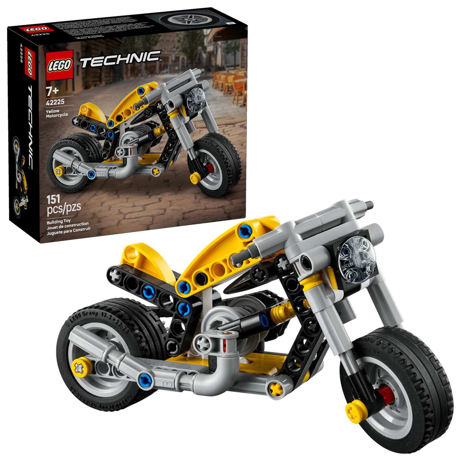 42225 Lego Technic Moto gialla