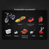 C62001W Cada - Suzuki Jimny Off-Road 1:12 Fuoristrada 4x4 da Costruire 1803 Pz