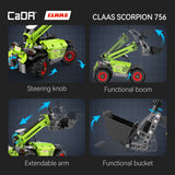 DBLC65016W CADA CLAAS Scorpion 756 - Telescopico Agricolo Mattoncini - 401 Pezzi