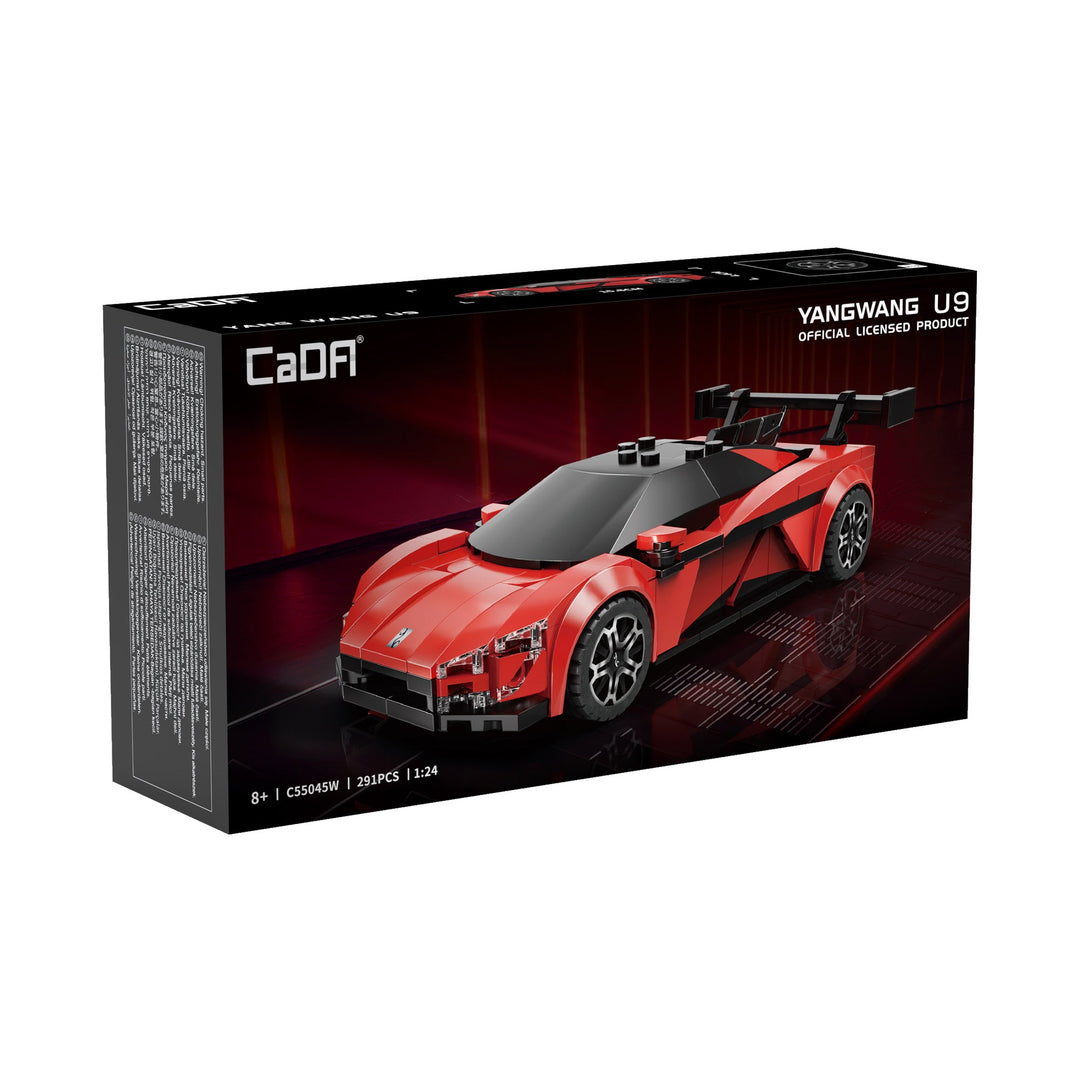 DBLC55045W CaDA BYD YangWang U9 1:24 Supercar da Costruire 291 Pezzi