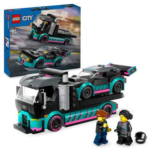 60406 LEGO City Great Vehicles Auto da corsa e trasportatore
