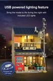 C66010W CaDA Japanese Tea Shop Set Costruzioni Machiya Giapponese con Luci USB