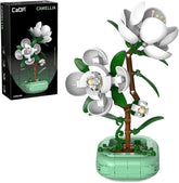 CaDA Camellia Flower Building Set C59029W Fiore di Camelia da Costruire