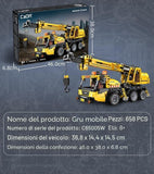 DBLC65005W CaDA Mobile Crane Gru Mobile da Costruire 658 Pezzi