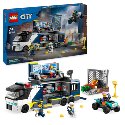 60418 LEGO City Police Camion laboratorio mobile della polizia