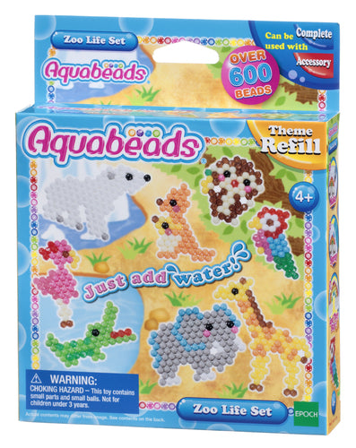 31078 AQUABEADS- Kit Animali dello Zoo
