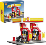 C66028W CaDA Shell Retail Station Mini Stazione di Servizio Shell da Costruire