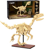 C59014W CaDA Dinosaur Fossils Velociraptor Scheletro di Velociraptor Costruire
