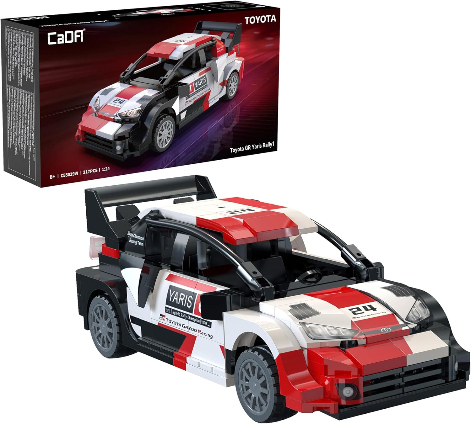 C51094W CaDA Renault Sport RS.01 Auto RC da Costruire 294 Pezzi Scala 1:20