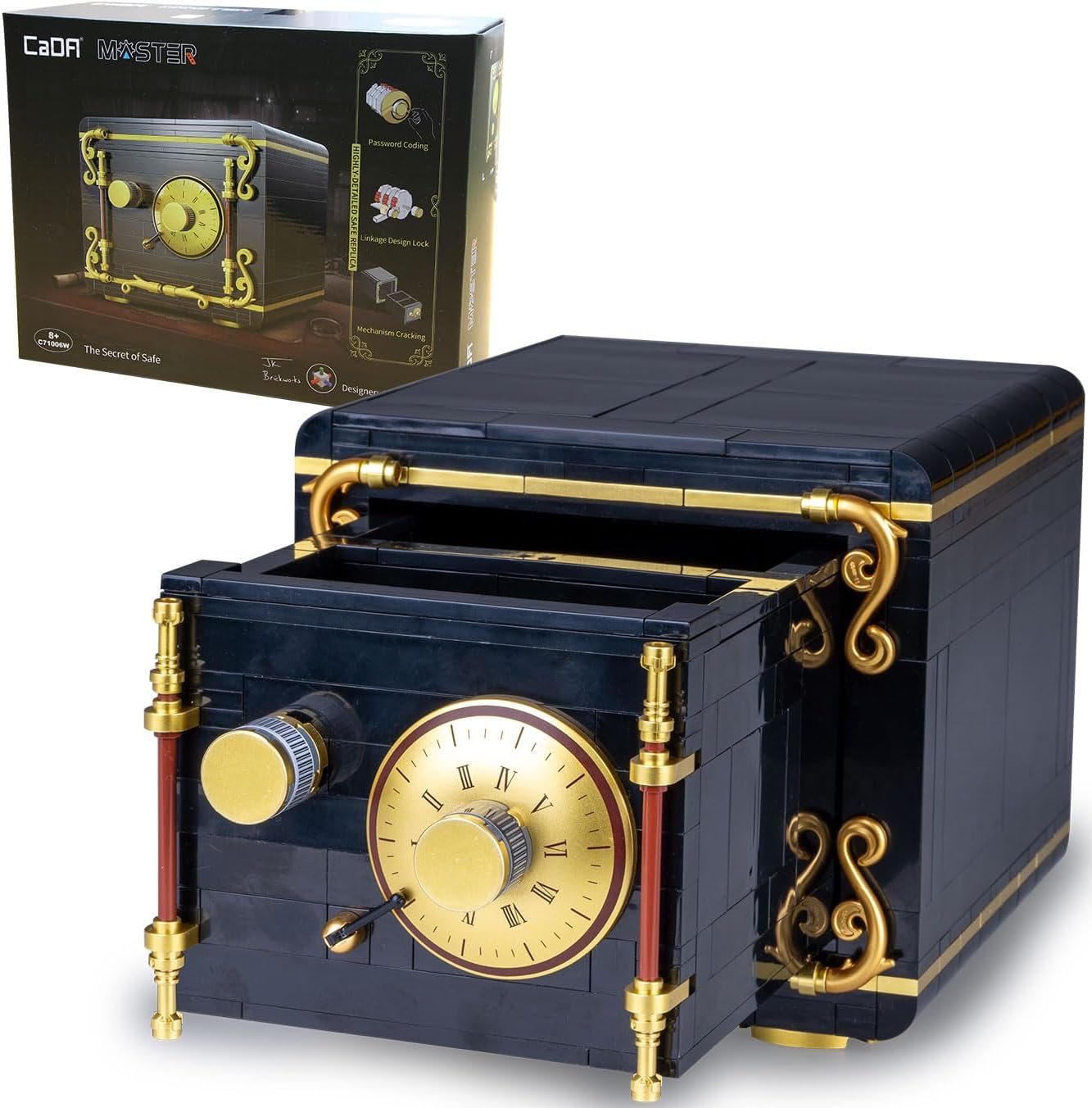 C71006W CaDA The Secret of Safe JAMARA Cassaforte Segreta da Costruire 442 Pezzi