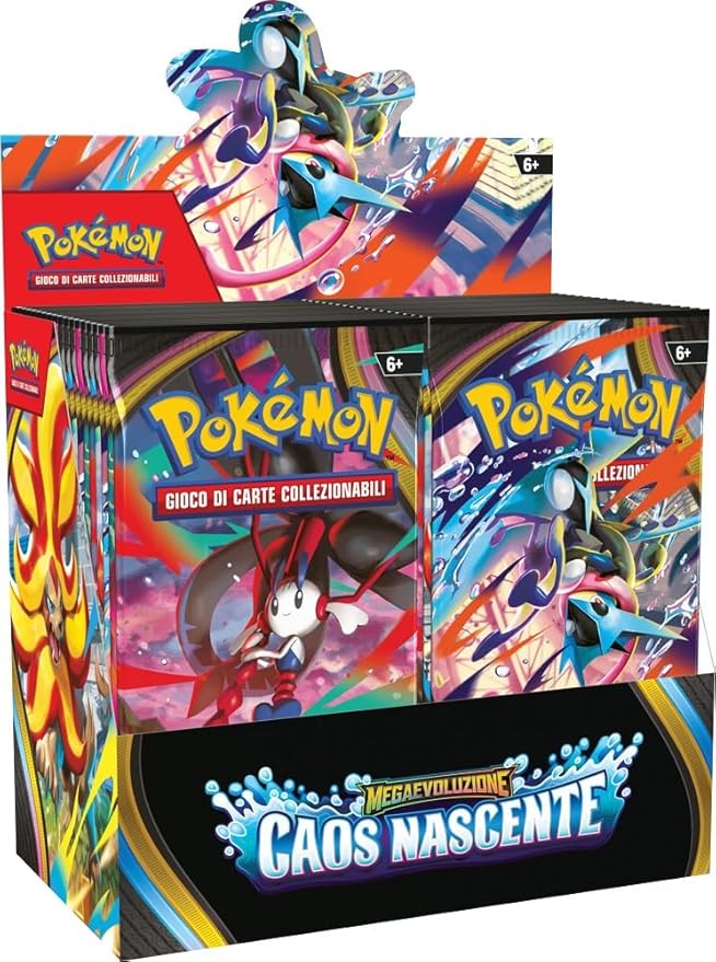 Pokémon M4 Megaevoluzione Caos Nascente Busta Singola 10 Carte ITA
