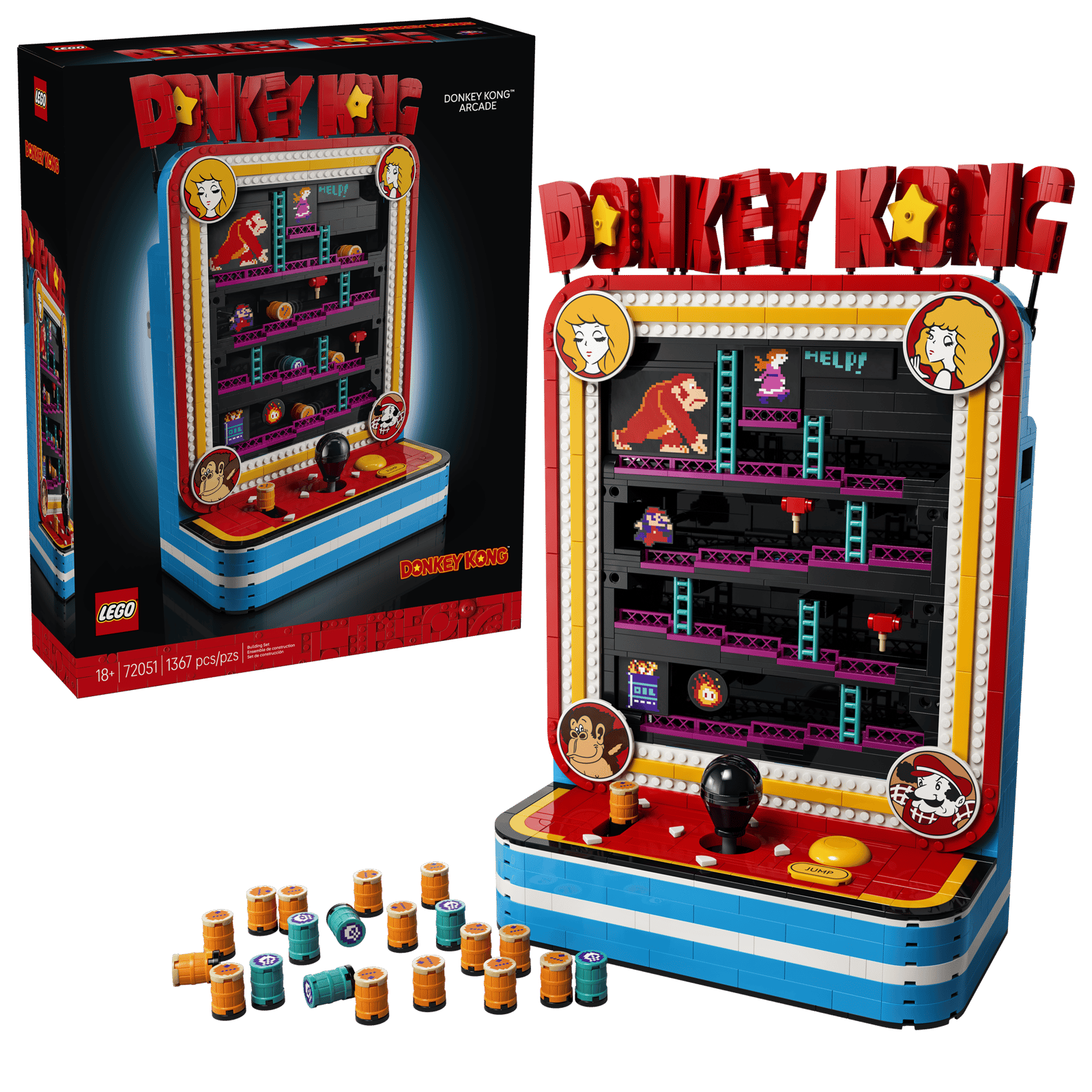 72051 LEGO Super Mario™ Arcade Donkey Kong™