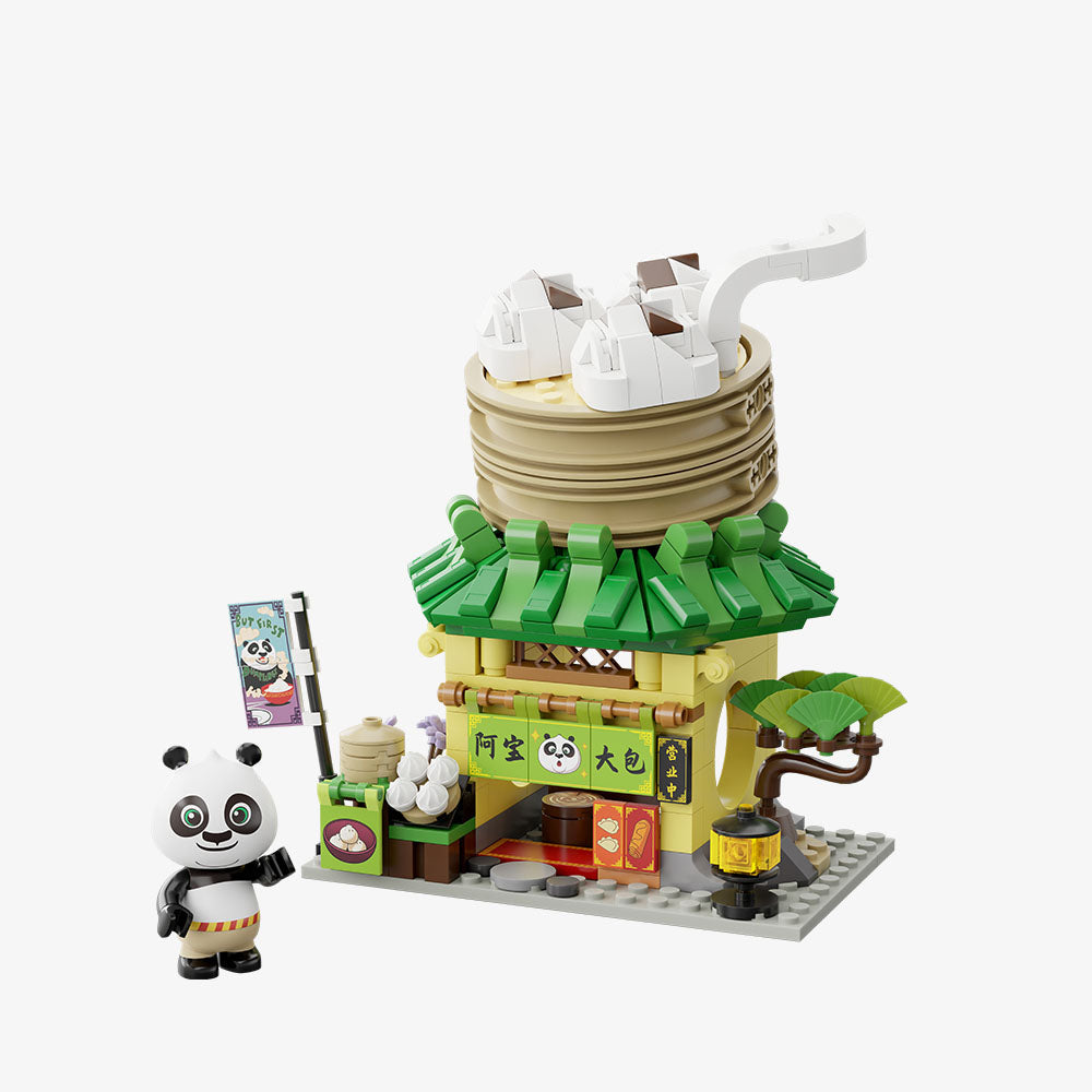 86505 Pantasy Kung Fu Panda Negozio di Ravioli di Po Set Costruzioni da Collezio