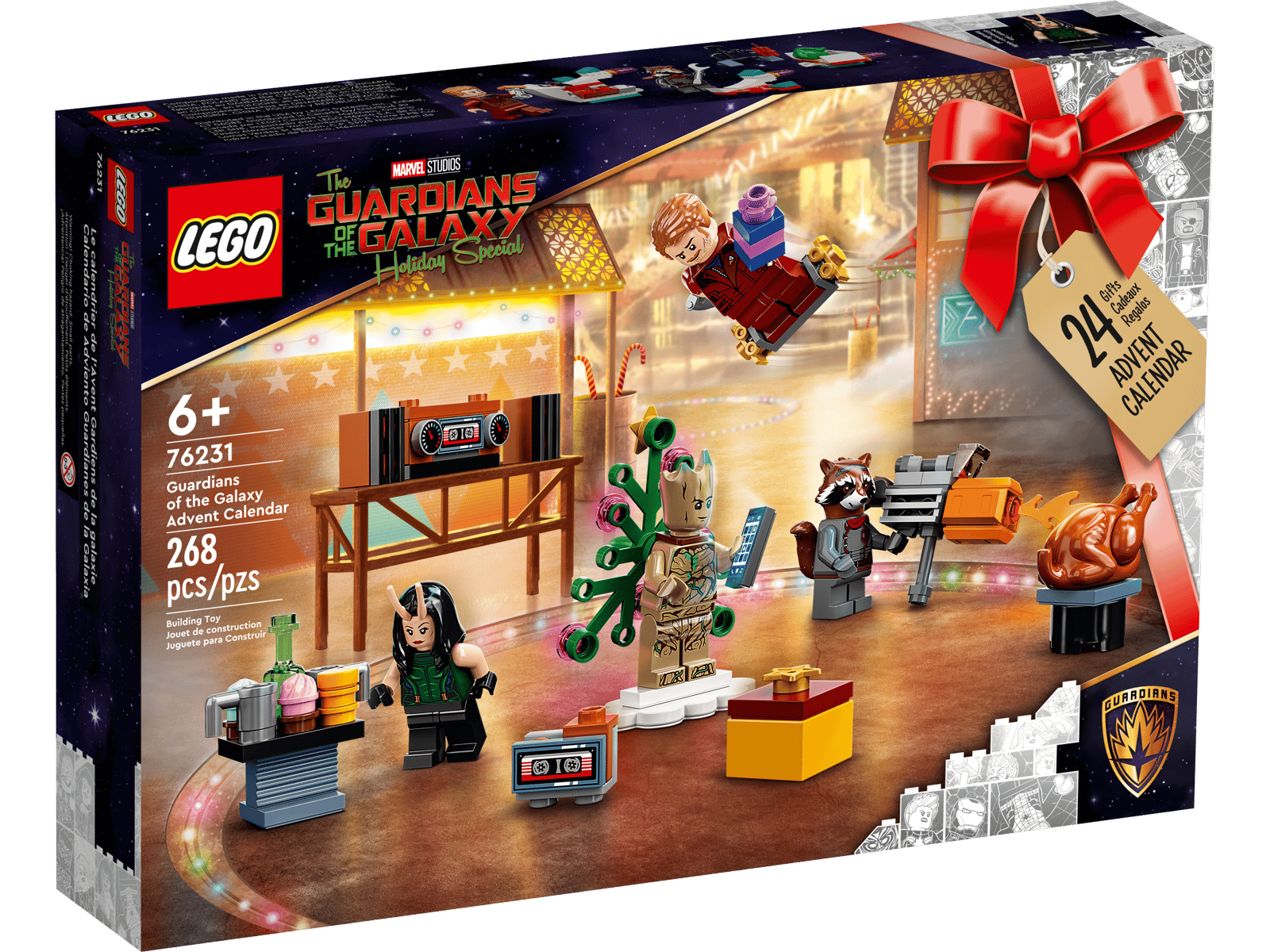 76231 Lego Marvel SuperHeroes Calendario dell'Avvento Guardiani della Galassia