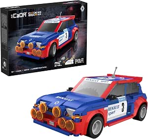 CaDA DBLC51095W Renault 5 Maxi Turbo Auto da Corsa da Costruire Rc 1:20