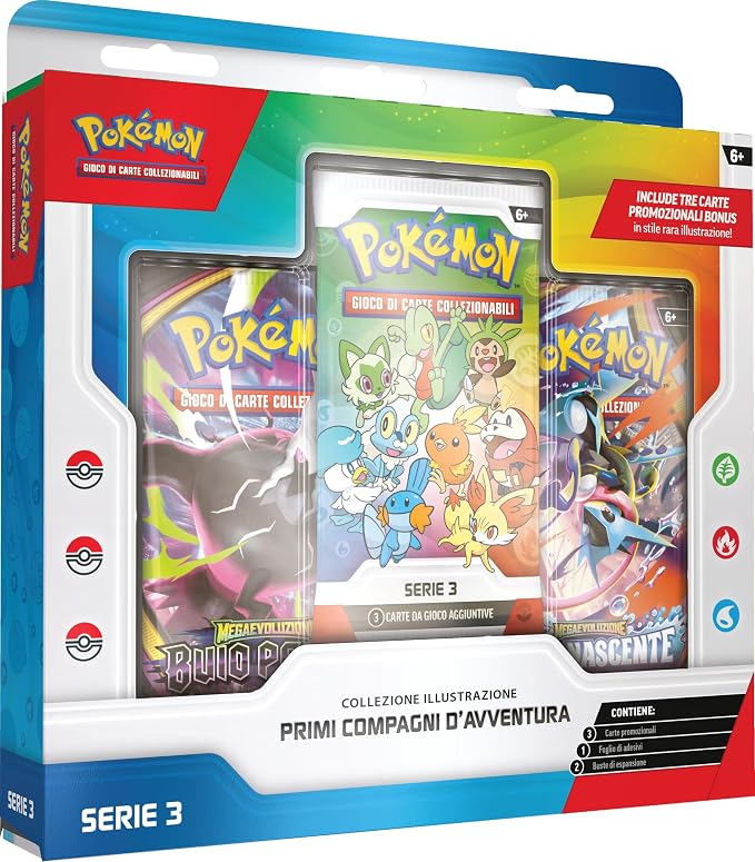 PK10410-I Pokemon collezione illustr. primi compagni d'avventura serie 3 2026