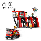 60414 LEGO City Fire Caserma dei pompieri e autopompa