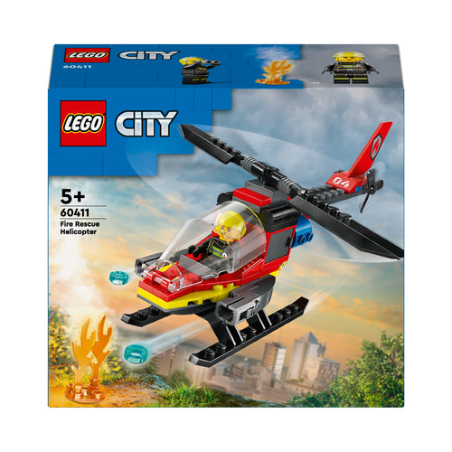 60411 LEGO City Fire Elicottero dei pompieri – Full Toys