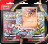 Pokémon M4 Megaevoluzione Caos Nascente Blister 3 Buste