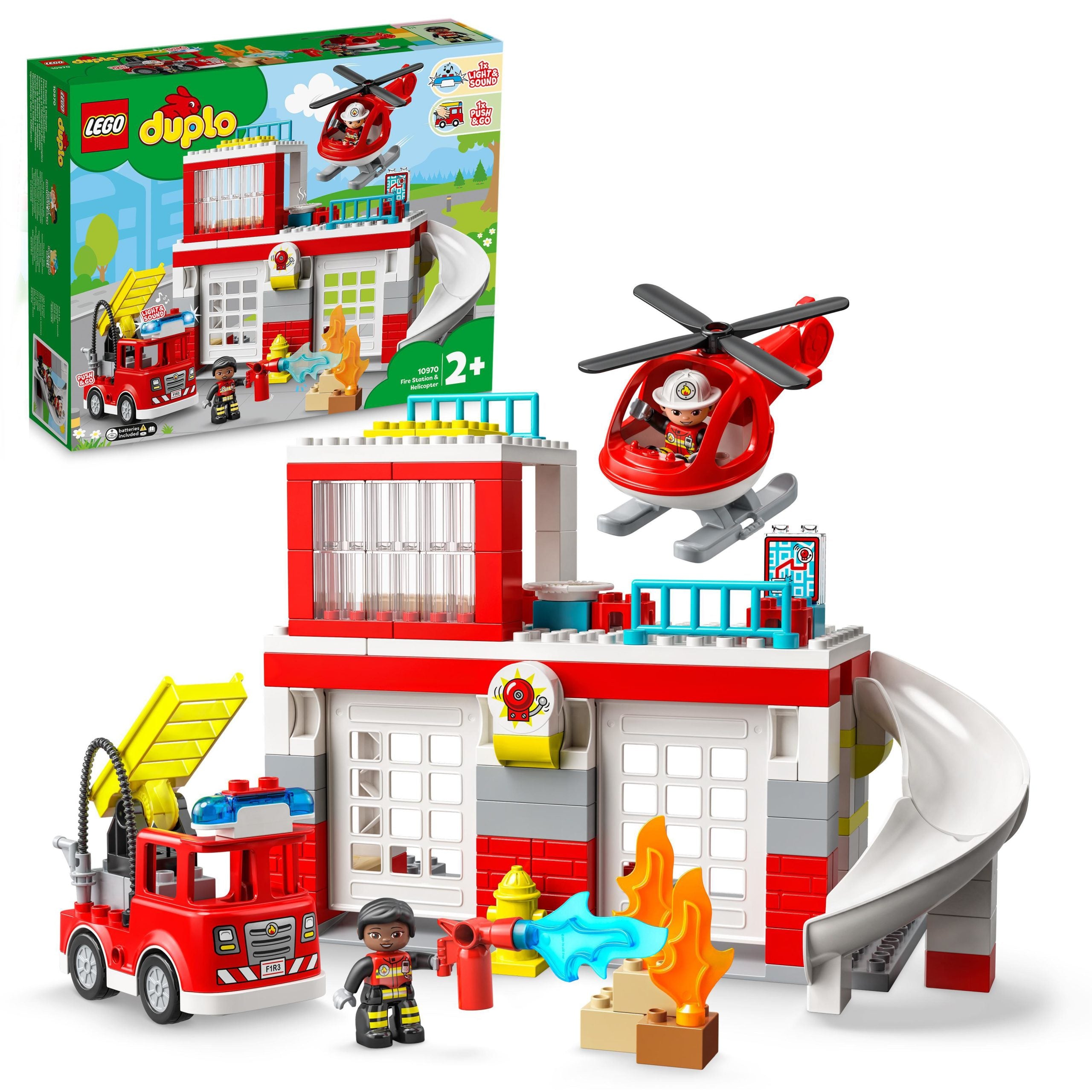 10970 LEGO® Duplo - Caserma dei Pompieri ed elicottero