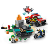 60319 LEGO® City - Soccorso antincendio e inseguimento della polizia