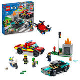 60319 LEGO® City - Soccorso antincendio e inseguimento della polizia