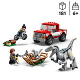 76946 JURASSIC WORLD - La cattura dei Velociraptor Blue e Beta