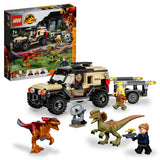 76951 LEGO® Jurassic Word - Trasporto del Piroraptor e del Dilofosauro