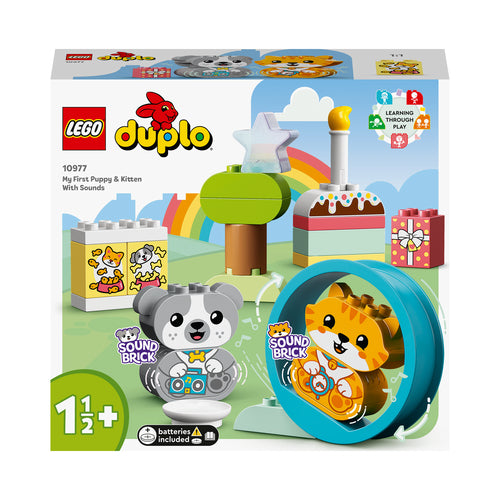 10977 LEGO® Duplo - Il mio primo cagnolino e gattino con suoni
