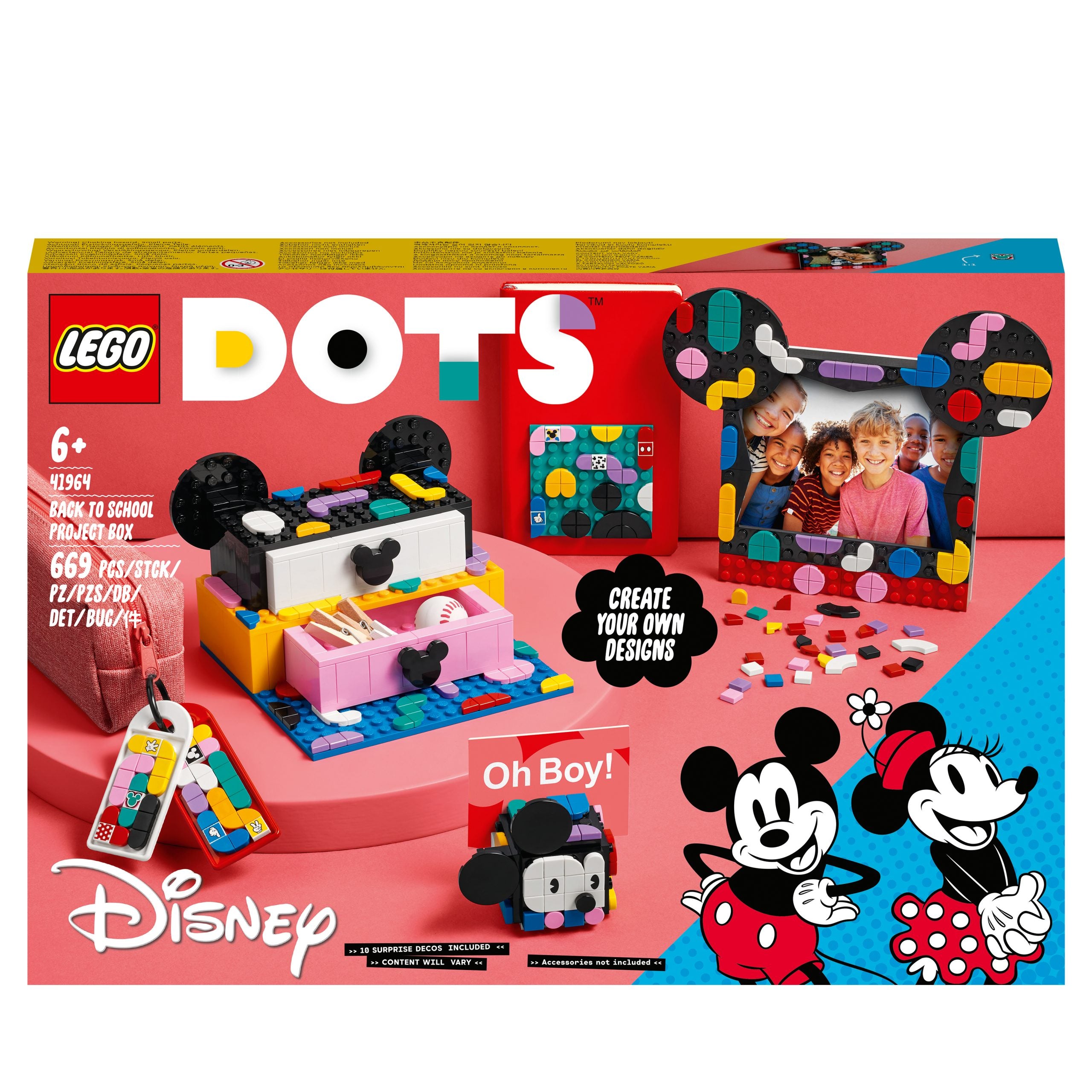 41964 LEGO® Dots - Il KIT Back to School di Topolino e Minnie