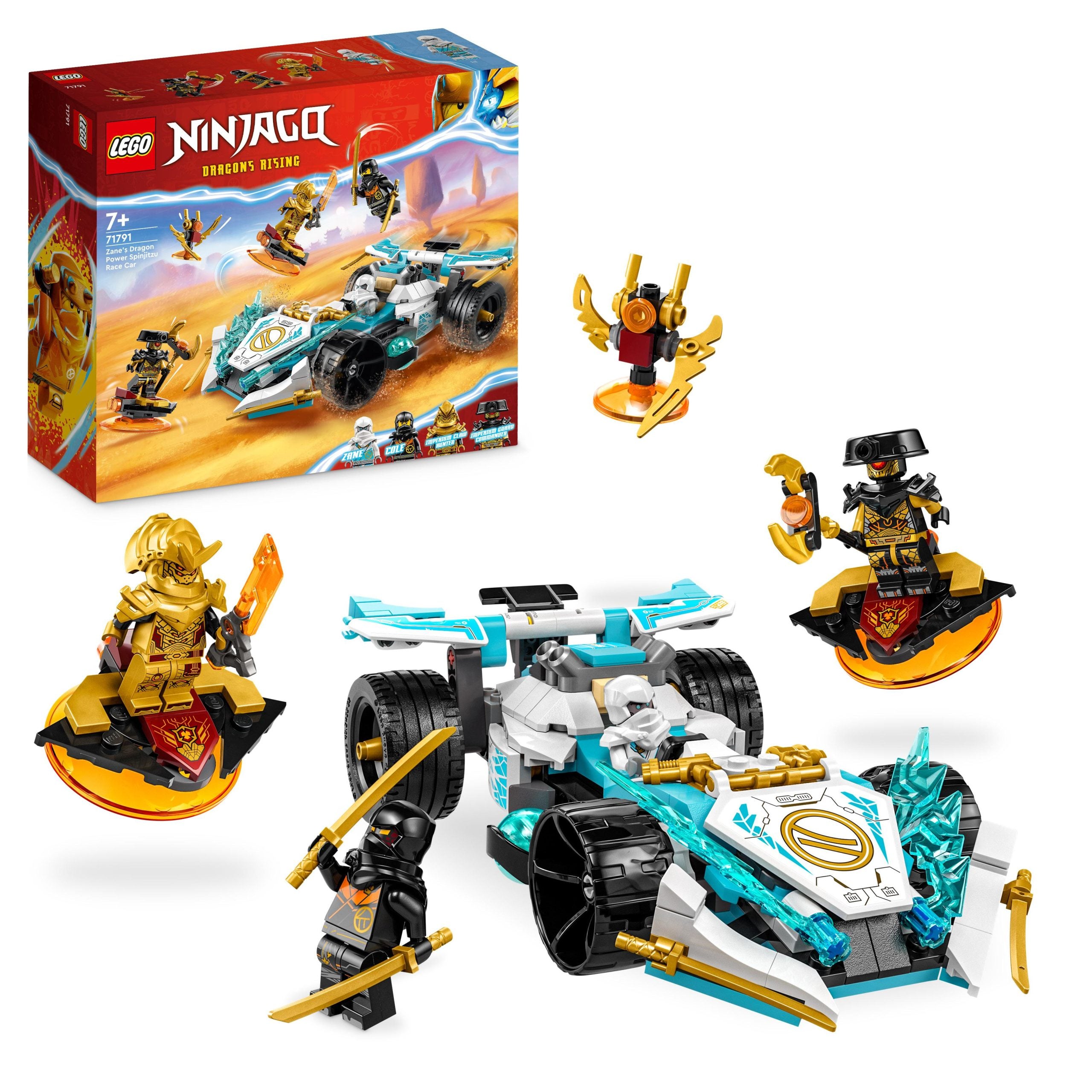 71791 - LEGO Ninjago - Auto da corsa Spinjitzu Dragon Power di Zane