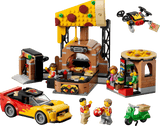 60496 Lego City Centro di consegna pizze con veicoli