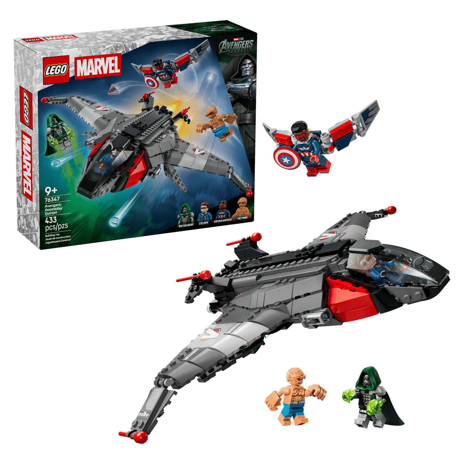 76347 Lego Marvel super Heroes Avengers: Doomsday Quinjet