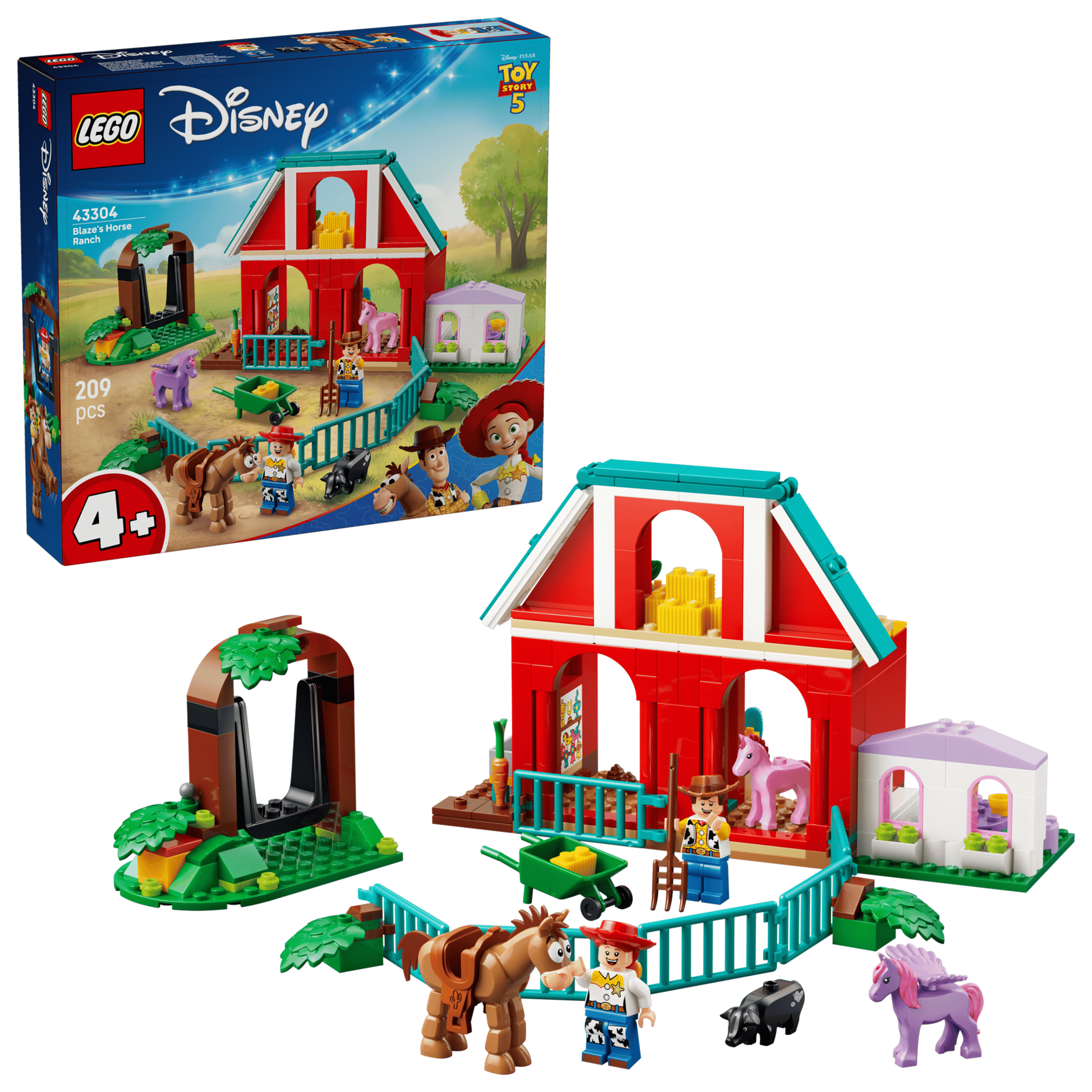 43304 Lego Disney Il ranch dei cavalli di Blaze Toy Story